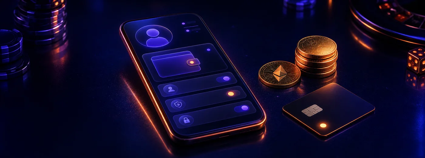 Espace compte Nine Casino affiché sur smartphone