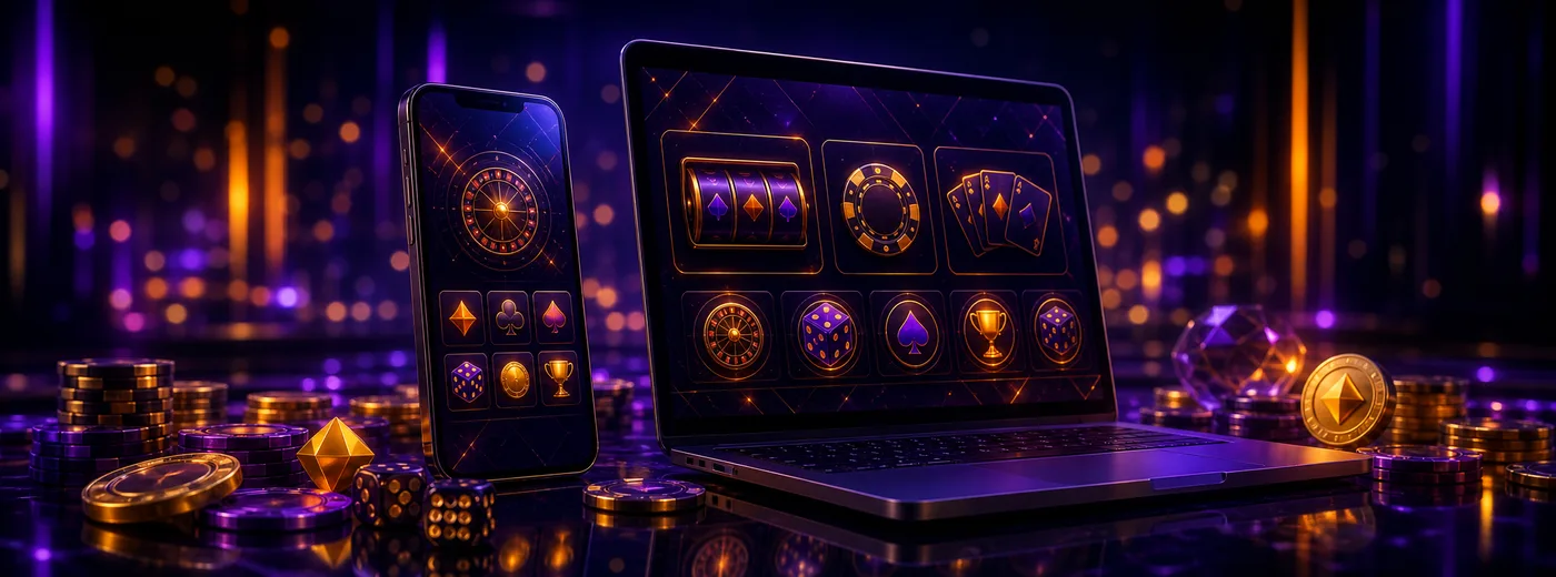 Lobby Nine Casino affiché sur smartphone et ordinateur
